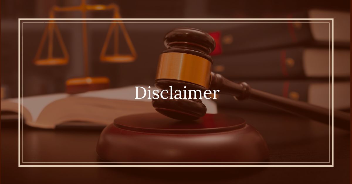 Disclaimer